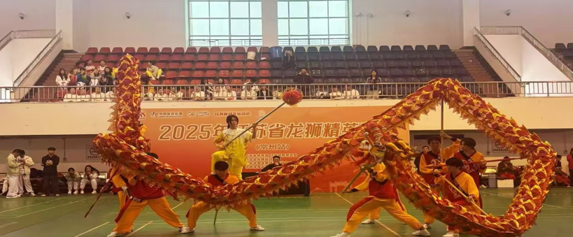 我校舞龙队在2025年江苏省龙狮精英赛（常州站）中获得佳绩